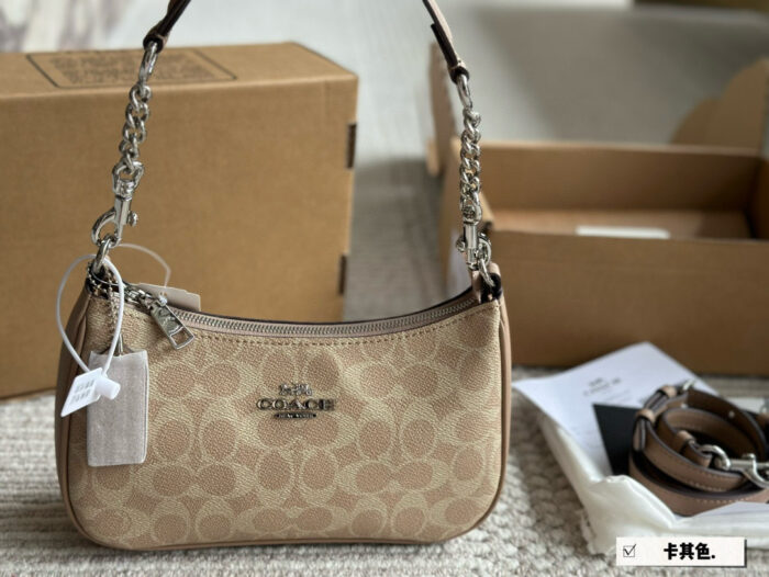 Coach Teri Replica Underarm Bag - Upgraded Hardware - Dual Shoulder Straps - Single Shoulder Or Crossbody Wear - Image 1
