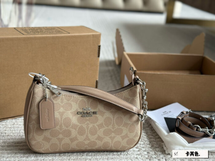 Coach Teri Replica Underarm Bag - Upgraded Hardware - Dual Shoulder Straps - Single Shoulder Or Crossbody Wear - Image 5