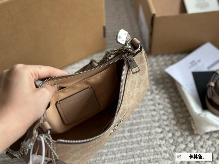 Coach Teri Replica Underarm Bag - Upgraded Hardware - Dual Shoulder Straps - Single Shoulder Or Crossbody Wear - Image 8
