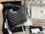 Chanel 23A 31 Bag Mini Oiled Grained Calfskin Diamond Quilted Chain Bag - Image 5