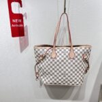 LV Classic Monogram & Checkerboard Tote Bag - Image 3