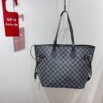 LV Classic Monogram & Checkerboard Tote Bag - Image 4