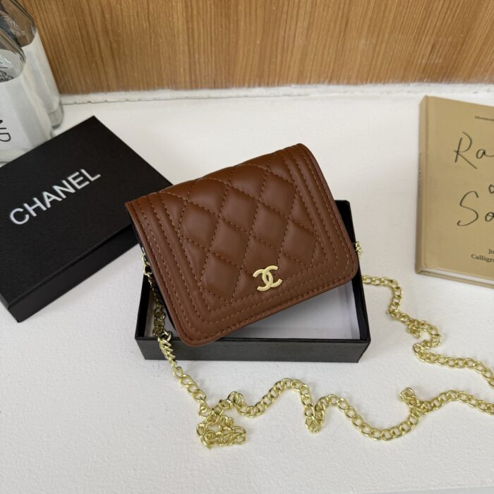 Chanel Multi-Colour Mini Chanel-Style Diamond Quilted Chain Bag - Image 4