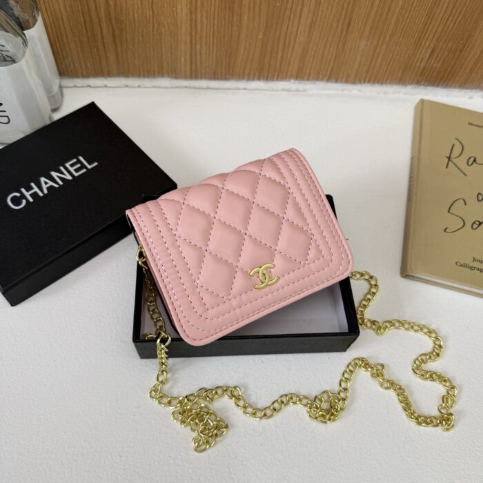 Chanel Multi-Colour Mini Chanel-Style Diamond Quilted Chain Bag - Image 2