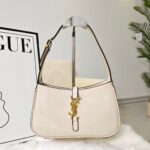 Yves Saint Laurent Patent Leather Underarm Shoulder Bag - Image 2