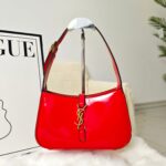 Yves Saint Laurent Patent Leather Underarm Shoulder Bag - Image 6