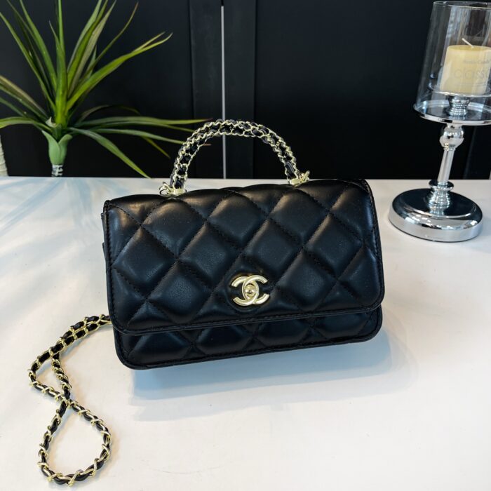 Chanel Classic Double C Quilted Handbag - Image 2