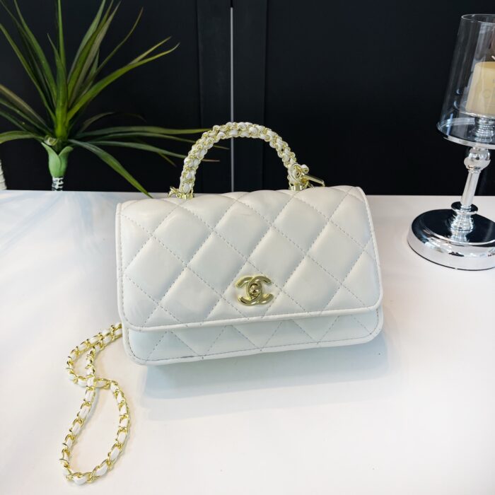 Chanel Classic Double C Quilted Handbag - Image 4