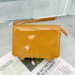 Hermès Multicoloured Gloss Lacquered Leather Mini Square Bag - Image 5