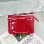Hermès Multicoloured Gloss Lacquered Leather Mini Square Bag - Image 2