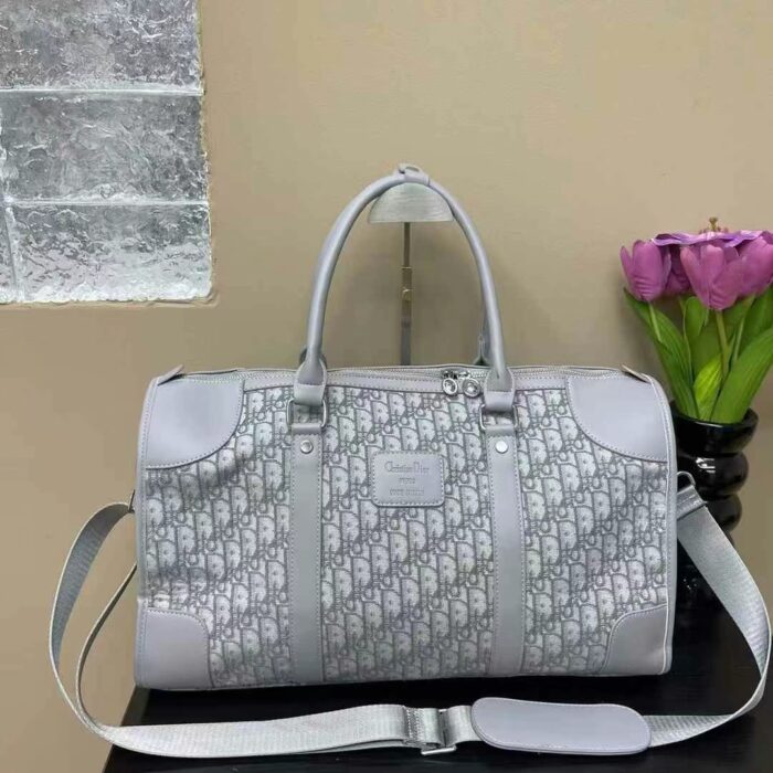 Louis Vuitton & Dior Classic Pattern Large Capacity Tote Bag Travel Bag - Image 9