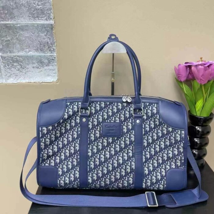 Louis Vuitton & Dior Classic Pattern Large Capacity Tote Bag Travel Bag - Image 2