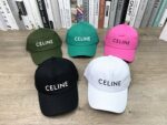 CELINE Multi-Colour Letter Embroidered Baseball Cap