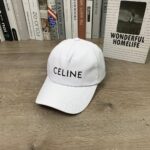 CELINE Multi-Colour Letter Embroidered Baseball Cap - Image 4